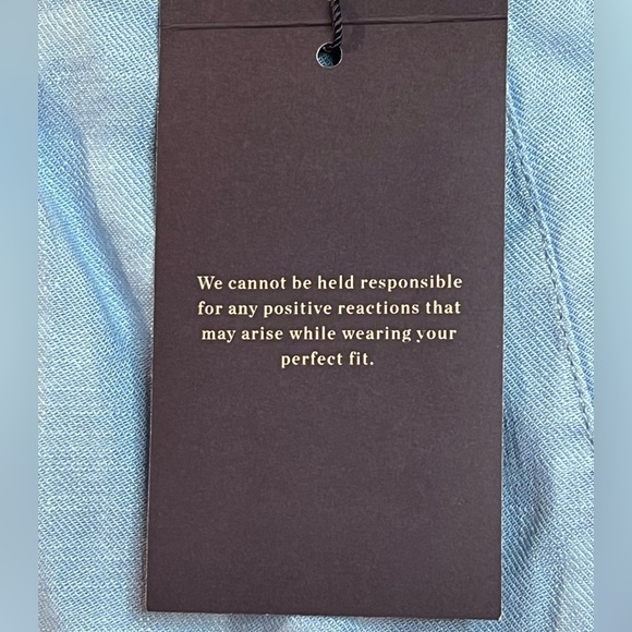 NYDJ Linen Pull On Short, Women’s, Light Blue, Size 10, NWT - Picture 8 of 10